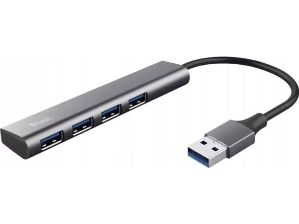 Trust Halyx - Hub - 4 x USB 3.2 Gen 1 - stasjonær