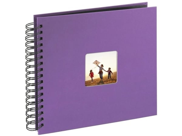 Hama 4007249948762, Lilac, 100 ark, Spiralbinding, 10 x 15, Svart, 280 mm