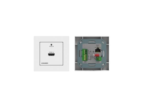 Kramer WP-789T/EU-80/86(W) - Video/ljud/infraröd/seriell förlängare - sändare - HDBaseT - upp till 70 m