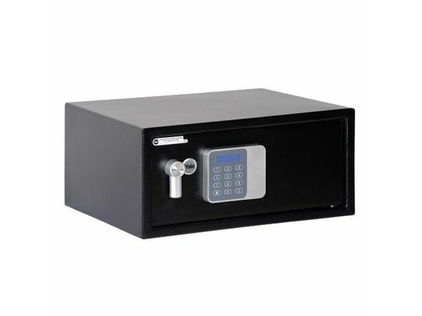 Yale YLG/200/DB2, Frittstående safe, Sort, Kombinasjonslås, 24 l, Stål, Gulv/vegg