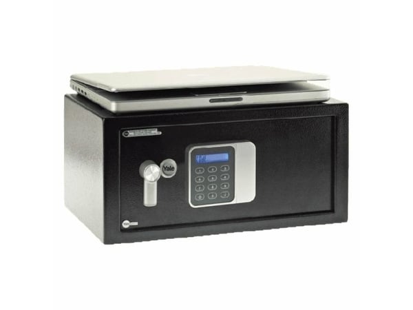 Yale YLG/200/DB2, Frittstående safe, Sort, Kombinasjonslås, 24 l, Stål, Gulv/vegg