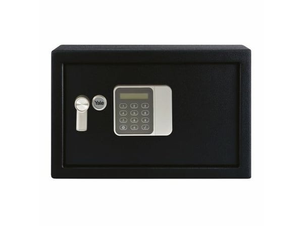 Yale YSG/250/DB2, Frittstående safe, Sort, Kombinasjonslås, 16 l, Stål, Gulv/vegg