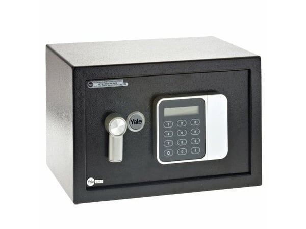Yale YSG/200/DB2, Frittstående safe, Sort, Kombinasjonslås, 8,6 l, Stål, Gulv/vegg