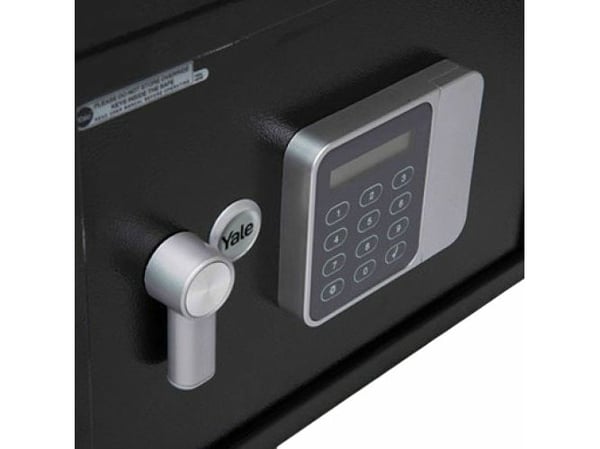 Yale YSG/200/DB2, Frittstående safe, Sort, Kombinasjonslås, 8,6 l, Stål, Gulv/vegg