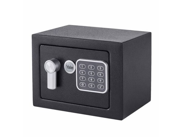 Yale YSV/170/DB2, Frittstående safe, Sort, Kombinasjonslås, 3,8 l, Stål, Gulv/vegg