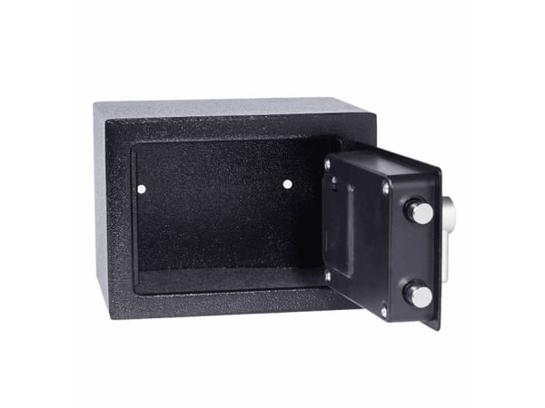 Yale YSV/170/DB2, Frittstående safe, Sort, Kombinasjonslås, 3,8 l, Stål, Gulv/vegg