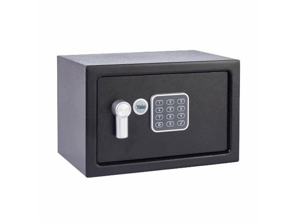 Yale YSV/200/DB2, Bærbar safe, Sort, Kombinasjonslås, 8,6 l, Stål, Gulv/vegg