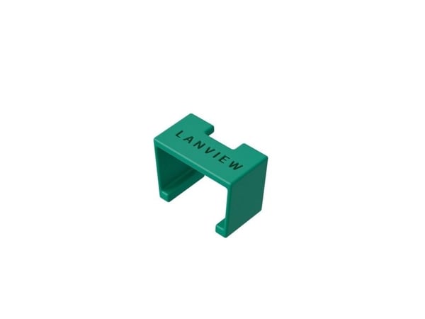 Lanview SmartClicks - Cable color coding clips - grön (paket om 20)