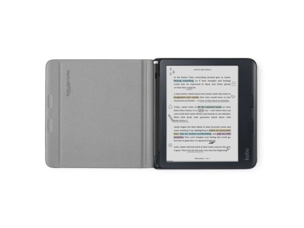 Kobo Libra SleepCover - Lommebok for eBook-leser - sandbeige - for Kobo Libra Colour
