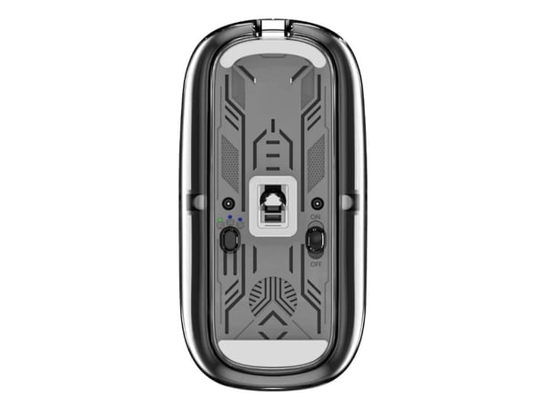 XtremeMac XWH-ALM2-13, Laser, Bluetooth, 2400 DPI, Läpinäkyvä