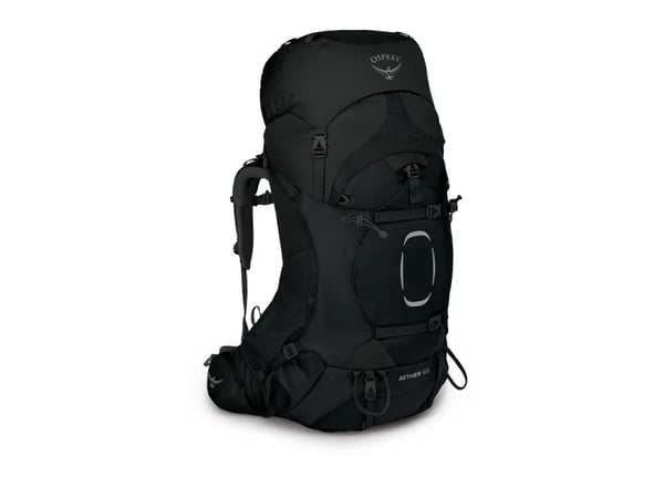 Osprey Aether 65, Sort, Hankjønn, Nylon, S/M, 65 l, 2,2 kg