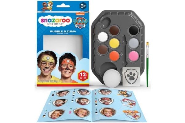 Paw Patrol Rubble & Zuma sminkfärgsset