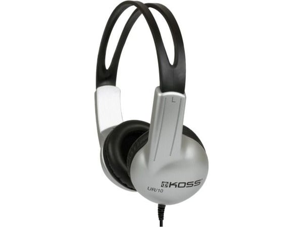 Koss UR/10 Headphones Wired Head-band Music Black, Silver