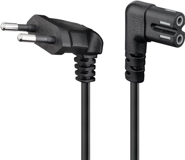 Goobay 73018, 1,5 m, Strömkontakt typ C, CEE7/16, H03VVH2-F, 250 V