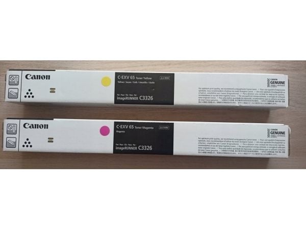 Canon C-EXV 65 - Gul - original - tonerpatron - for imageRUNNER C3326i