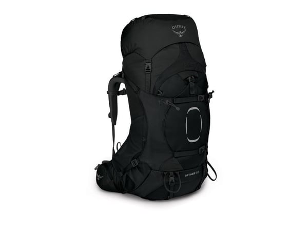 Osprey Aether 65, Sort, Hankjønn, Nylon, S/M, 65 l, 2,2 kg