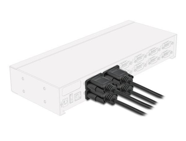 DeLOCK RS-232 D-Sub9 uttag uttag-