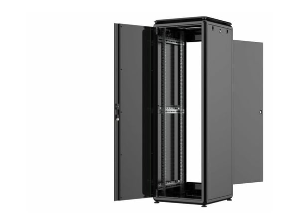 Lanview by Logon Data Line - Rack skap - 600 x 600 mm, data line - free-standing - svart - 36U - 19"
