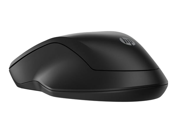 HP 255 - Mus - optisk - 3 knapper - trådløs - 2.4 GHz, Bluetooth 5.0 - svart