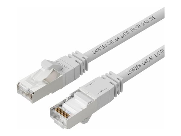 Lanview LV-SFTP6A005W, 0,5 m, S/FTP (S-STP), Valkoinen
