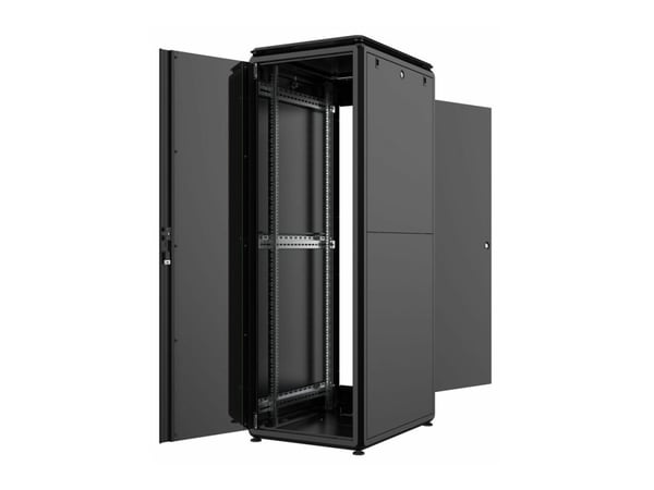 Lanview by Logon Data Line - Rack skap - 600 x 800 mm, data line - free-standing - svart - 36U - 19"