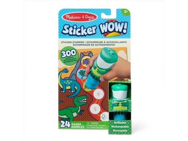 Melissa & Doug MELISSA &amp; DOUG &ldquo;klistremerke WOW!&ldquo; aktivitetsbok &ldquo;Dinosaur&rdquo;