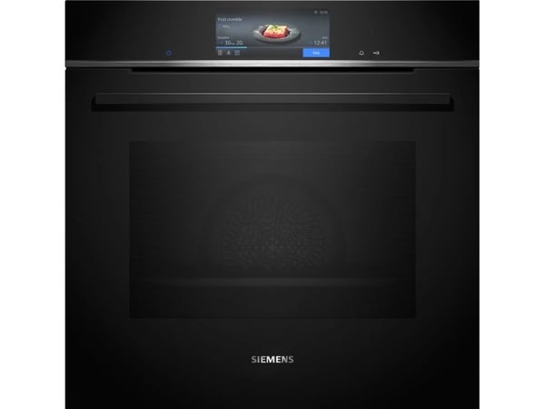 Siemens iQ700 HB778G3B1 - Ovn - innebygd - Wi-Fi - fordypning - bredde: 56 cm - dybde: 55 cm - høyde: 58.5 cm - med selvrens - Klasse A+ - svart/ru...