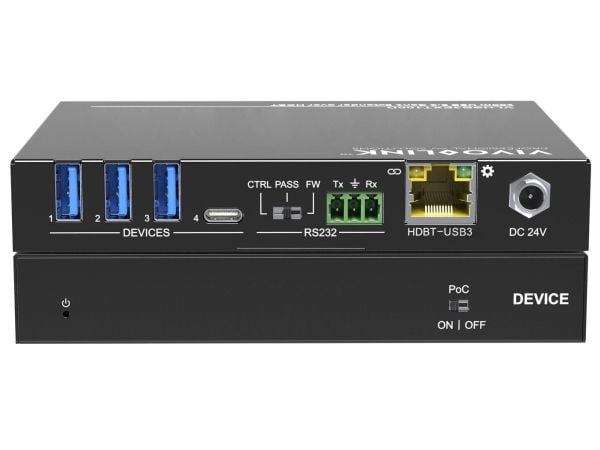 VivoLink - USB-utvider - mottaker - HDBaseT 3.0, USB 3.2 Gen 1, USB-C - over CAT 6a/7 - opp til 100 m