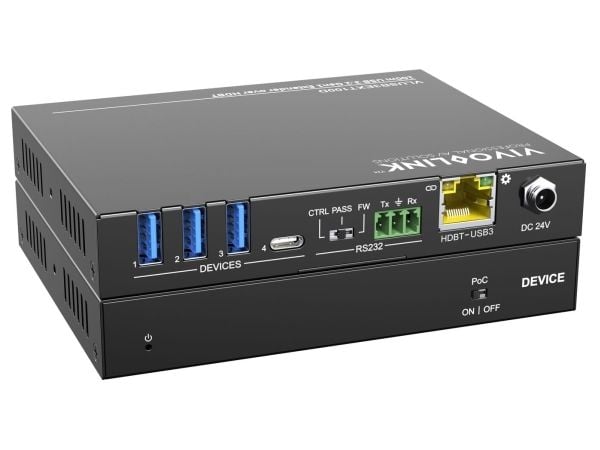VivoLink - USB-utvider - mottaker - HDBaseT 3.0, USB 3.2 Gen 1, USB-C - over CAT 6a/7 - opp til 100 m