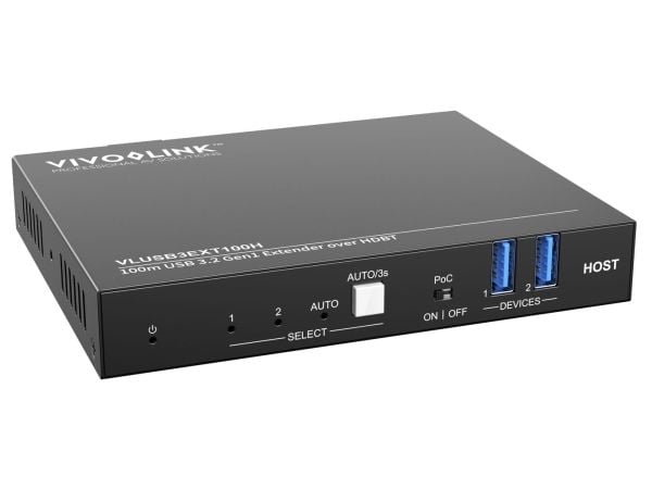 VivoLink - USB-utvider - HDBaseT 3.0, USB 3.2 Gen 1, USB-C - over CAT 6a/7 - opp til 100 m