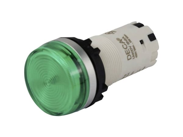 DECA CP24P-3EQ4G Valoilmaisin 24 V DC/AC 8 A (L x S x K) 29,9 x 20,5 x 55 mm IP66 1 kpl 1 kpl