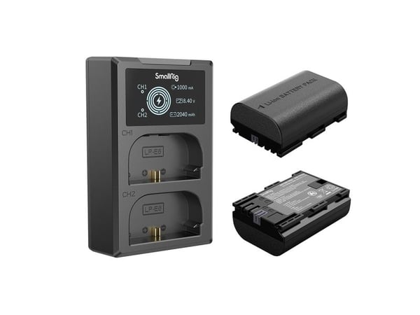 SmallRig 3821, Lithium-Ion (Li-Ion), 2 stykker, Batterier medfølger