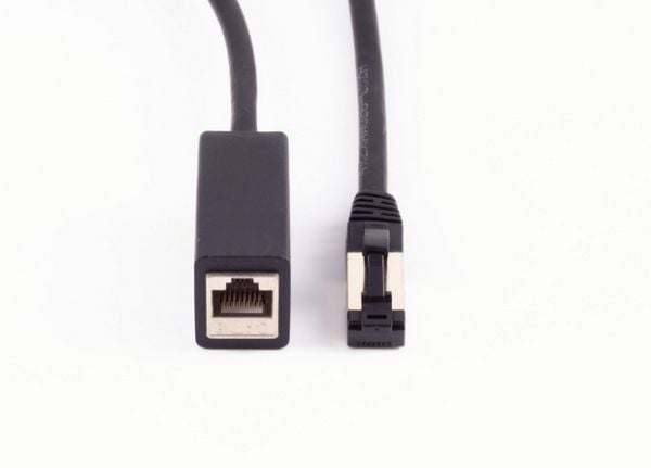 shiverpeaks ®-BASIC-S nettverk RJ45 patch kabelforlengelse Kat. 8,1 LSZH svart 0,5 m (BS08-44015)