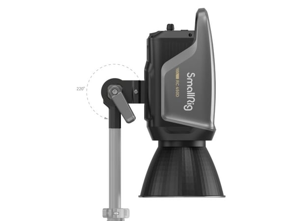 SmallRig RC 450D COB LED, 499,8 W, LED, Valkoinen, 5600 K, Musta, Metalli
