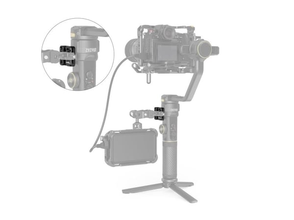 SmallRig 2995, 1 stk, aluminiumslegering, svart, ZHIYUN CRANE 2S, 42,4 mm, 39 mm