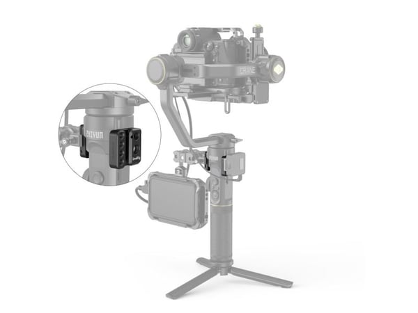 SmallRig 2995, 1 stk, aluminiumslegering, svart, ZHIYUN CRANE 2S, 42,4 mm, 39 mm