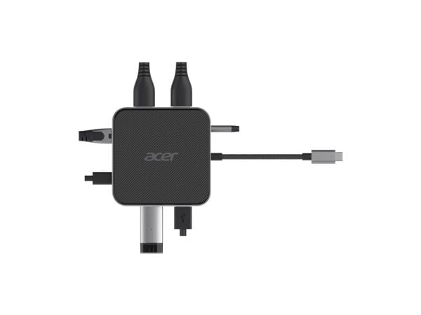 Acer 7-In-1 - Dockningsstation - USB-C - HDMI, DP - 10Mb LAN
