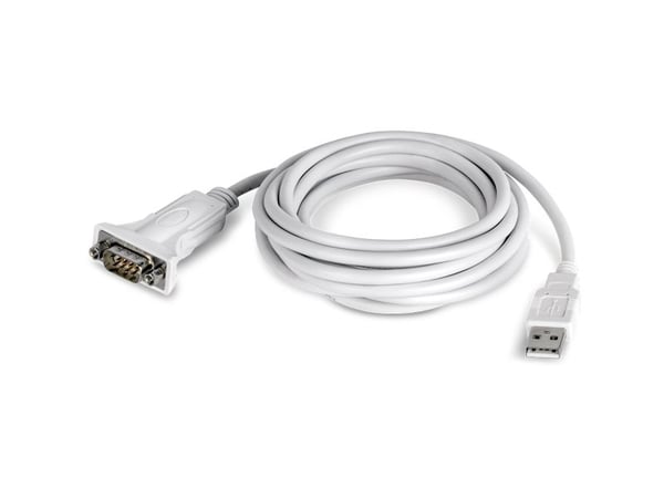 Trendnet TU-S910, USB-tyyppi A, RS-232, 3 m, valkoinen