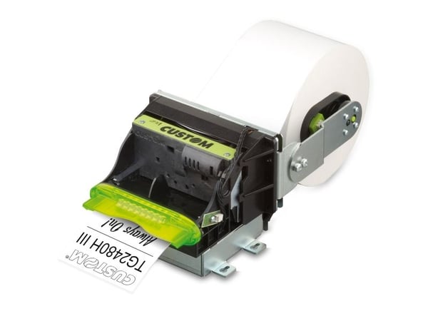 Custom TG2480HIII - Kvitteringsskriver - direktetermisk - Rull (8 cm) - 203 dpi - inntil 150 mm/sek - USB, RS232