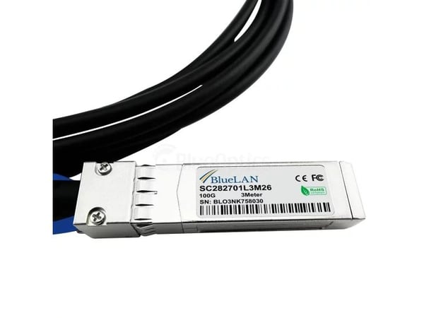 BlueOptics MCP7F00-A002-BL, 2 m, DAC, QSFP28, 4x QSFP28
