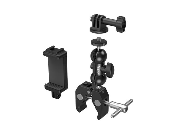 SmallRig 4373, Kiinnityspuristin, musta, Alumiini, Ruostumaton teräs, 1/4-20", 238 mm, 92 mm
