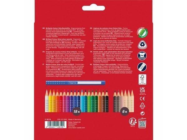 Faber-Castell 112819, Diverse farger, 24 stk