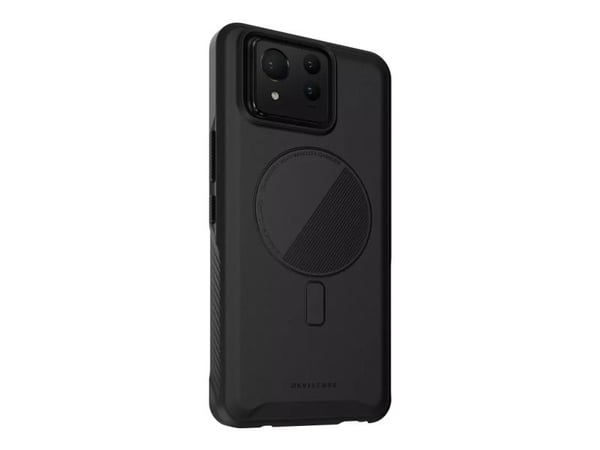 Devilcase Guardian Ultra-Mag Lite - Baksidedeksel for mobiltelefon - thermoplastic polyester elastomer (TPEE), aluminiumslegering - svart - for ASU...