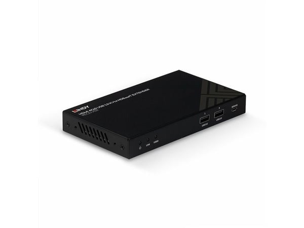 Lindy 38389, Mottaker, Koblet med ledninger (ikke trådløs), 150 m, Cat6, 3840 x 2160 piksler, 60 Hz