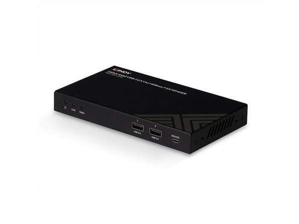 Lindy 38389, Mottaker, Koblet med ledninger (ikke trådløs), 150 m, Cat6, 3840 x 2160 piksler, 60 Hz
