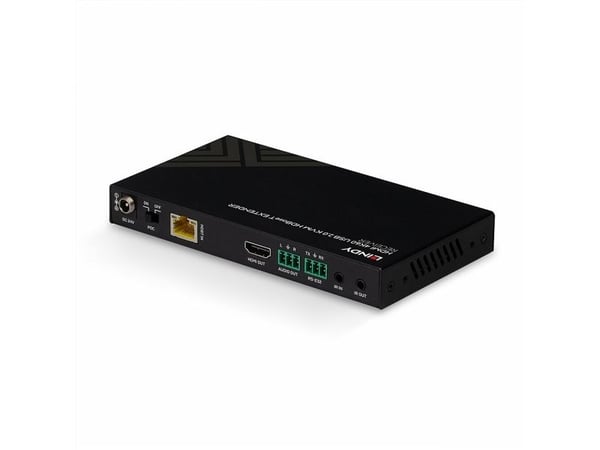 Lindy 38389, Mottaker, Koblet med ledninger (ikke trådløs), 150 m, Cat6, 3840 x 2160 piksler, 60 Hz