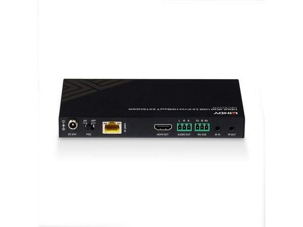 Lindy 38389, Mottaker, Koblet med ledninger (ikke trådløs), 150 m, Cat6, 3840 x 2160 piksler, 60 Hz
