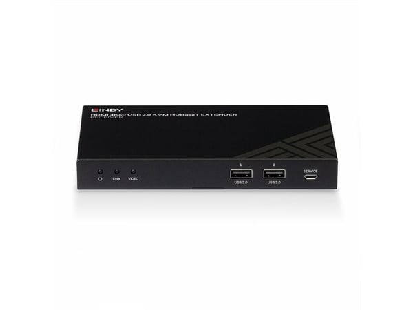 Lindy 38389, Mottaker, Koblet med ledninger (ikke trådløs), 150 m, Cat6, 3840 x 2160 piksler, 60 Hz