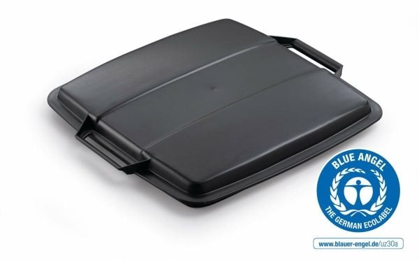 DURABLE DURABIN - Avfallskurvlokk - håndtak - svart - for DURABIN
