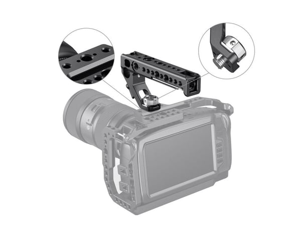 SmallRig 2165, Toppgrep, Svart, Aluminium, Rustfritt stål, 1/4, 3/8", China, SmallRig 2129 / 2125 /2013 / 2031 / 2062 / 2087 /2098 /2127